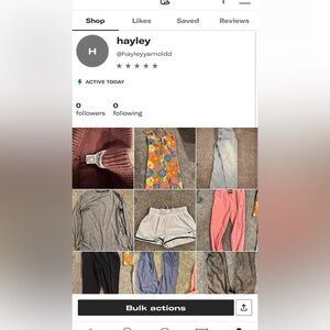 Go to my closet on Depop too!!! Selling individual clothing items!🛍️🛍️🛍️